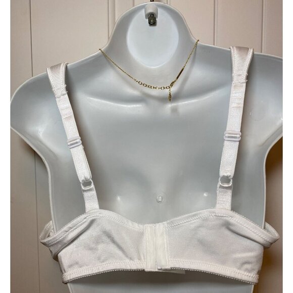 Bali Lift Women’s Underwire Bra 40D Smooth Satin White Adjustable Straps‎ - Picture 6 of 8